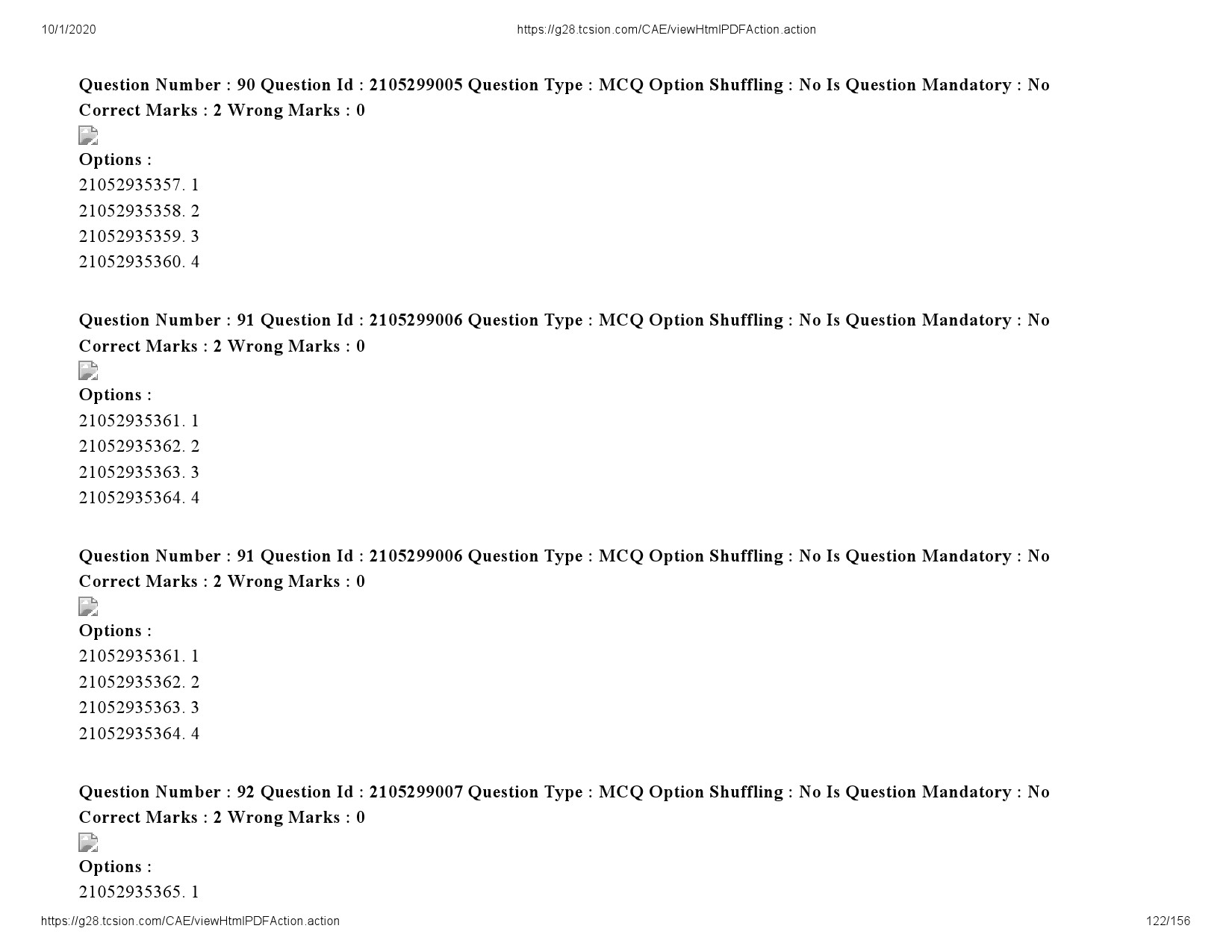 UGC NET Economics Question Paper September 2020 122