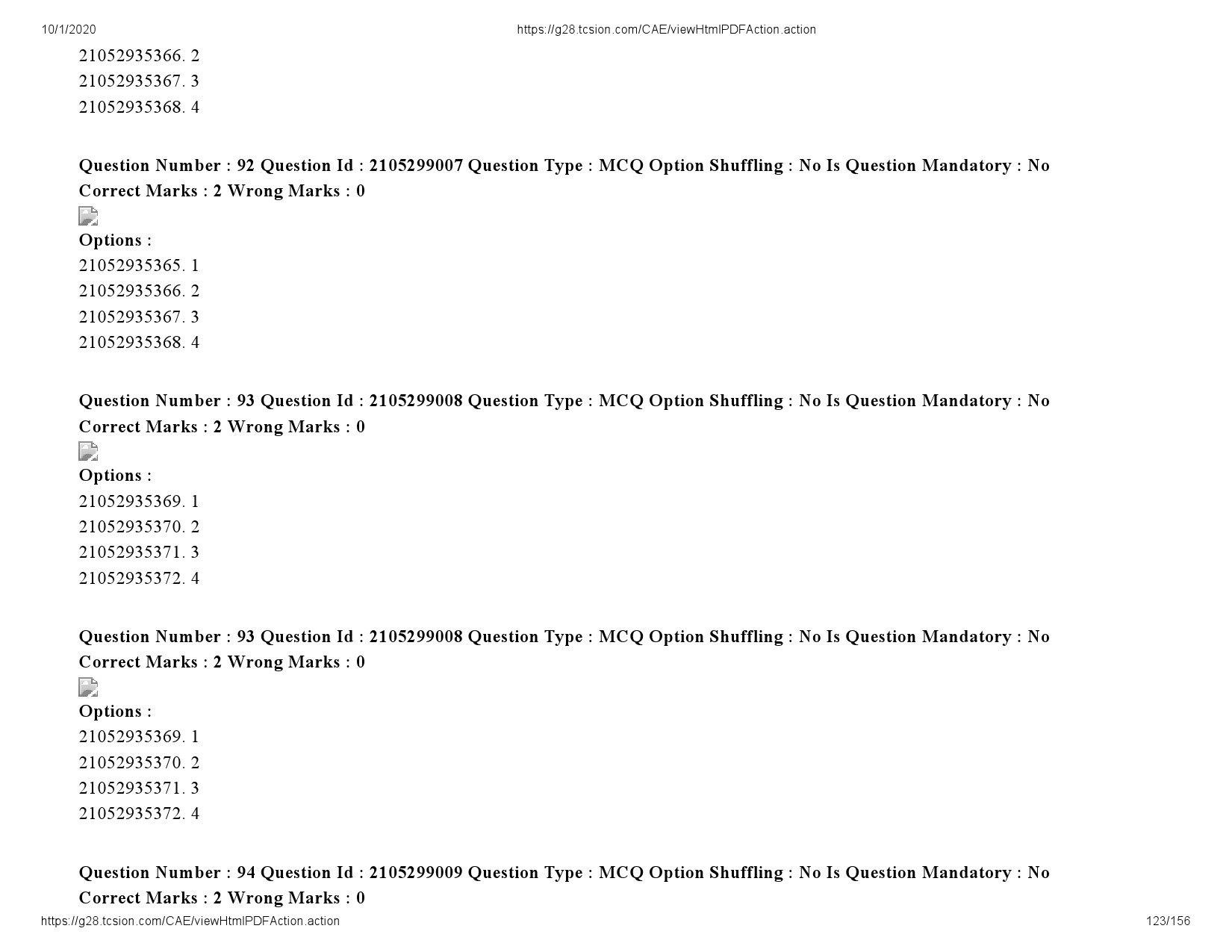 UGC NET Economics Question Paper September 2020 123