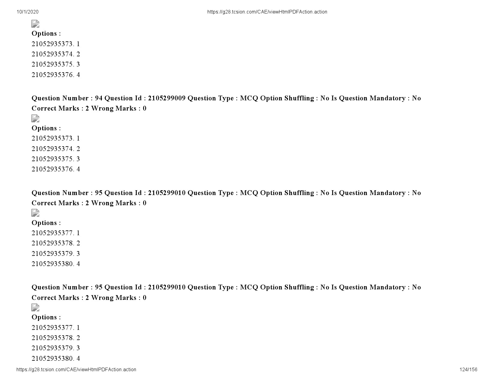 UGC NET Economics Question Paper September 2020 124