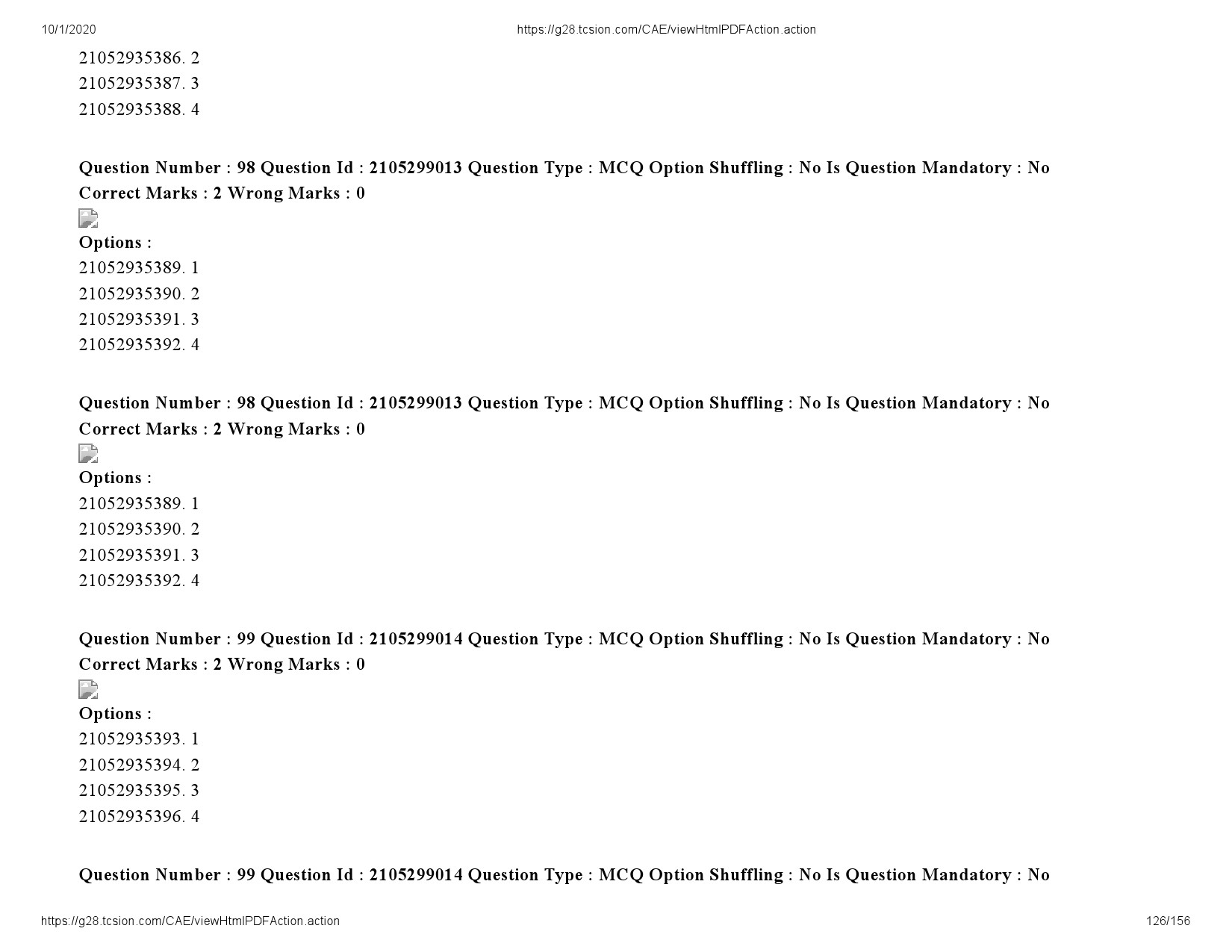 UGC NET Economics Question Paper September 2020 126