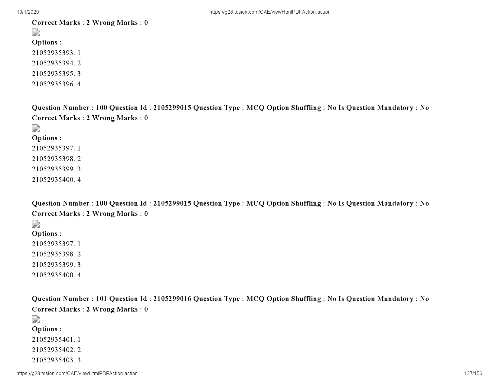 UGC NET Economics Question Paper September 2020 127