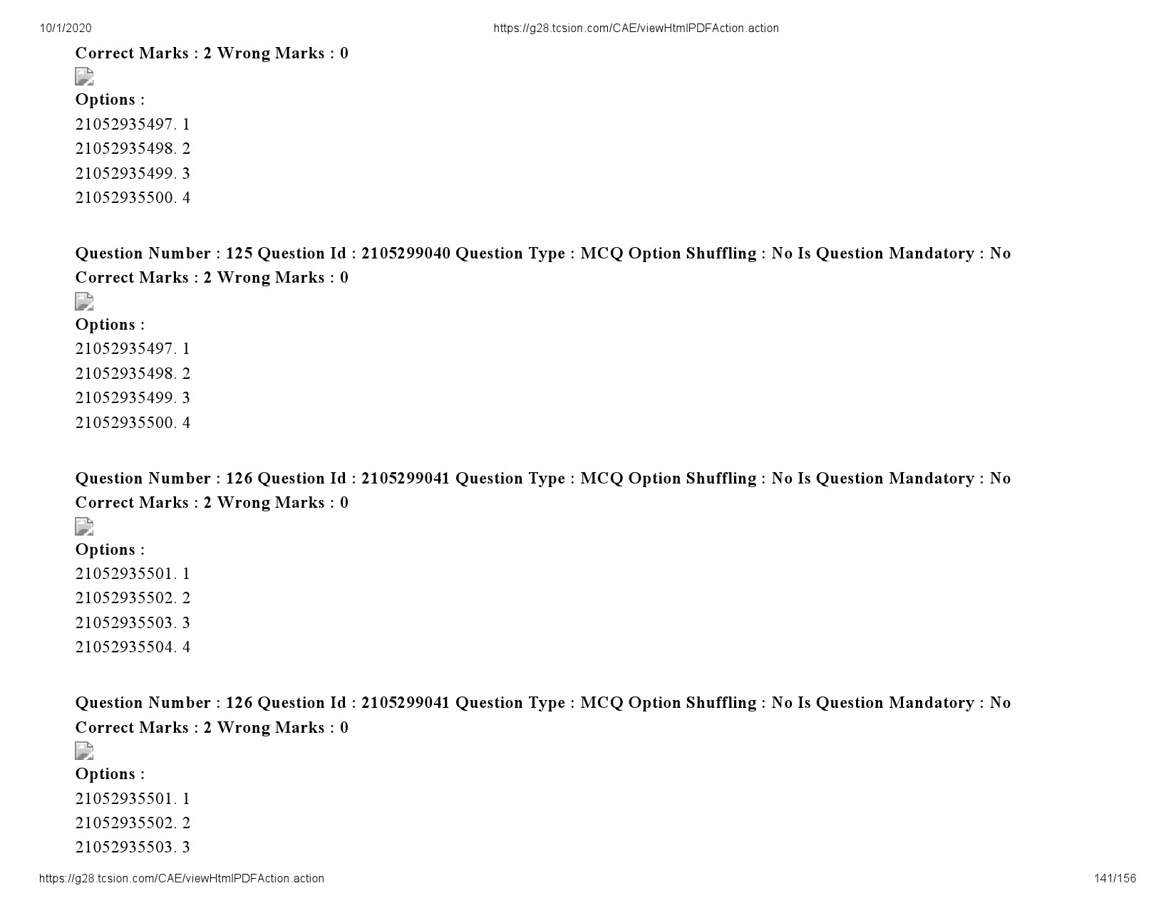 UGC NET Economics Question Paper September 2020 141