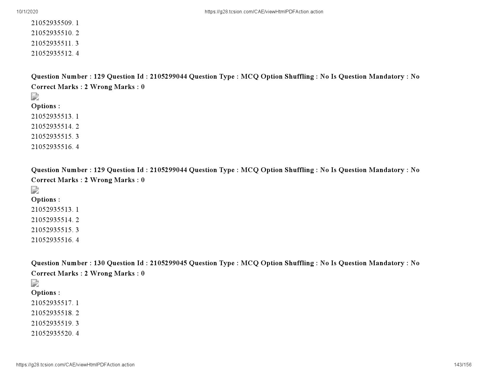 UGC NET Economics Question Paper September 2020 143