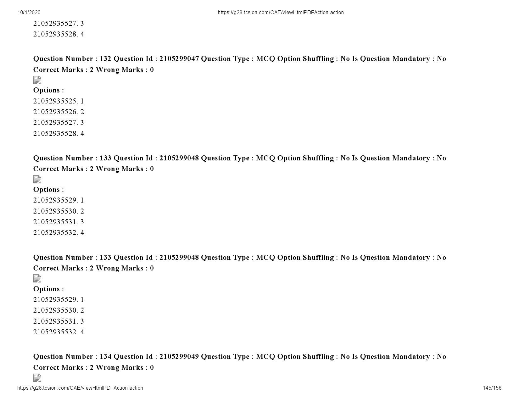 UGC NET Economics Question Paper September 2020 145