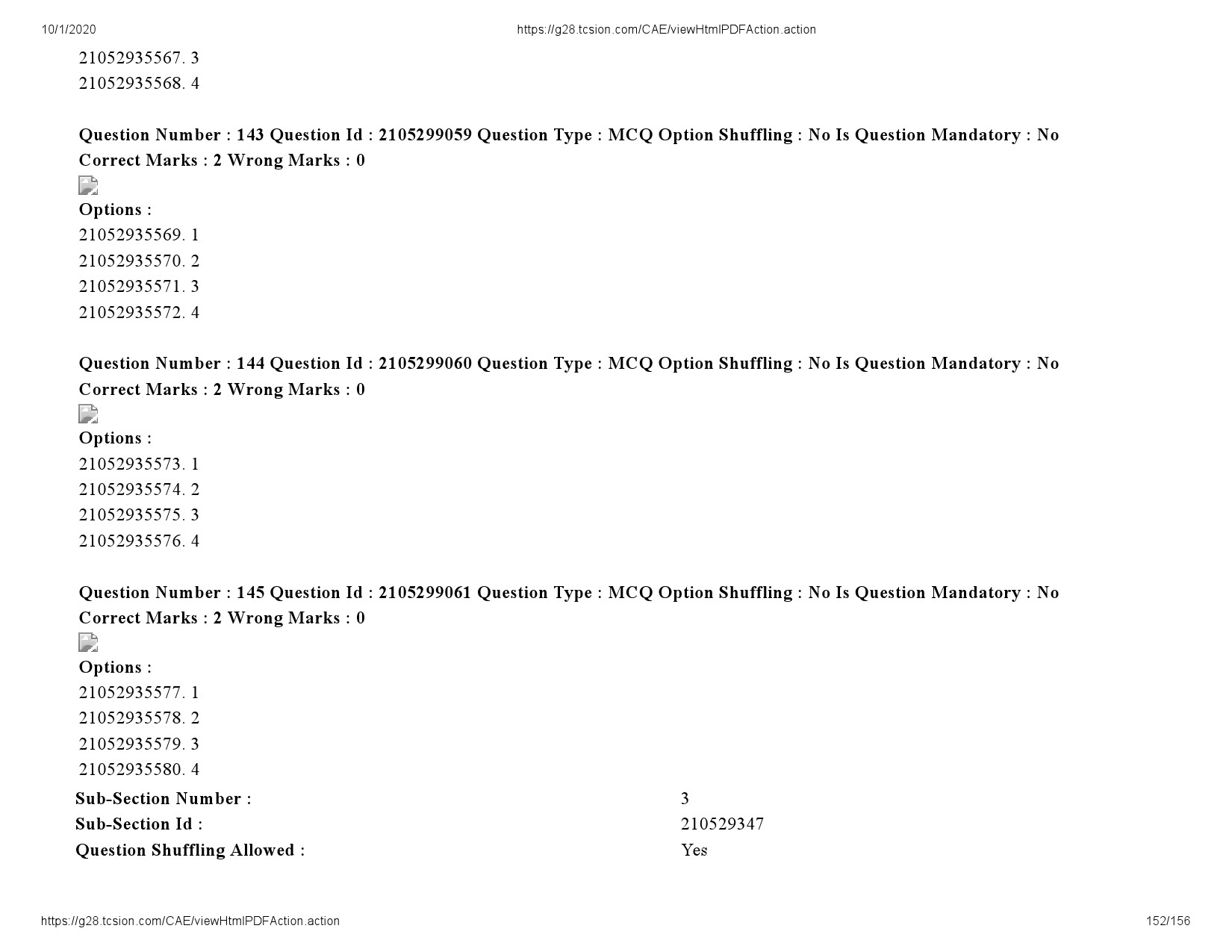 UGC NET Economics Question Paper September 2020 152