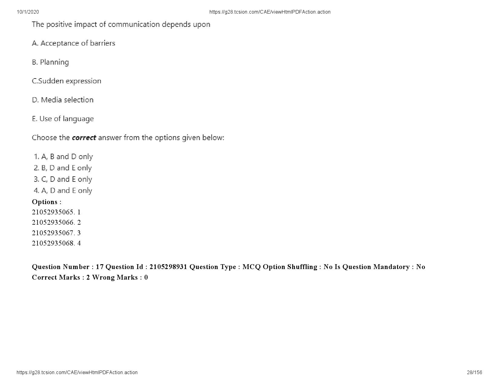 UGC NET Economics Question Paper September 2020 28