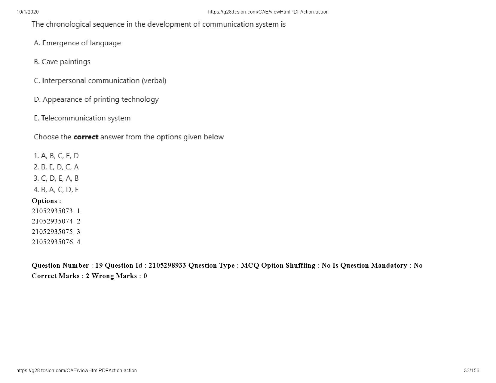 UGC NET Economics Question Paper September 2020 32