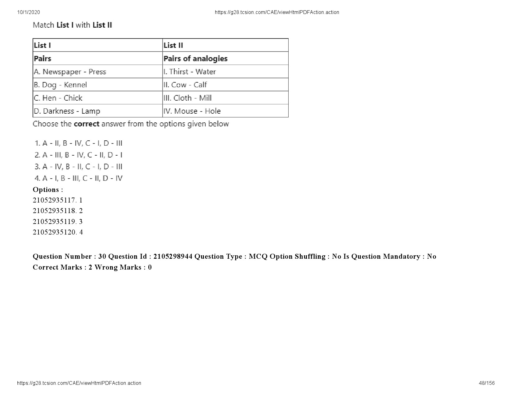 UGC NET Economics Question Paper September 2020 48