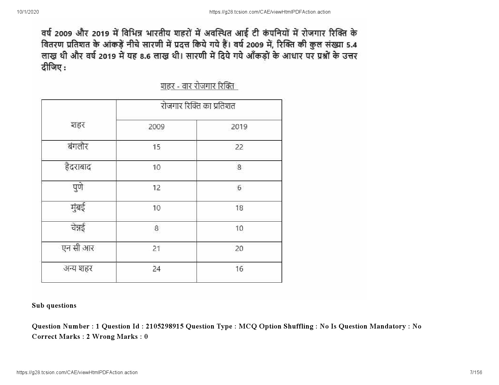 UGC NET Economics Question Paper September 2020 7