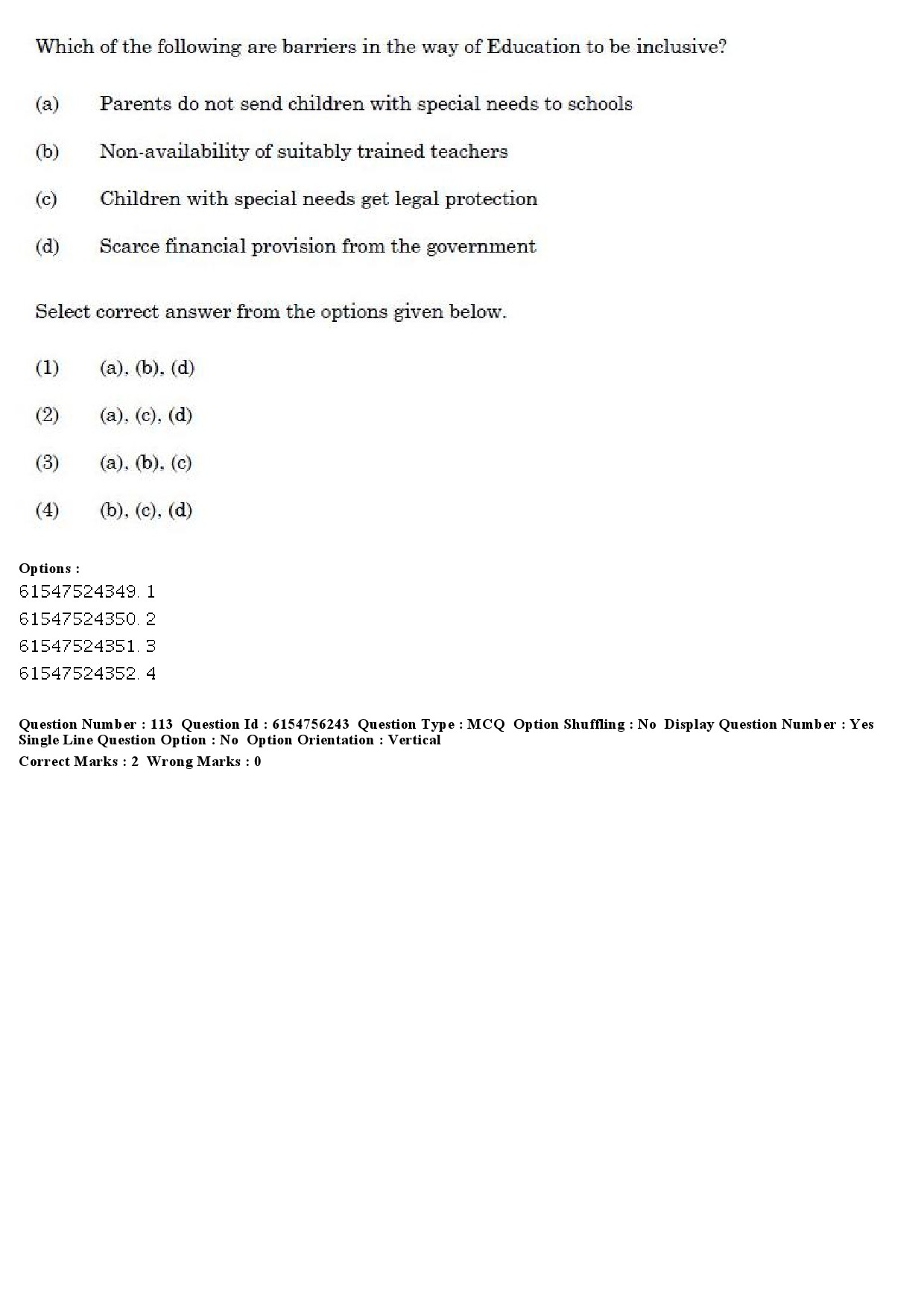 UGC NET Education Question Paper December 2019 116