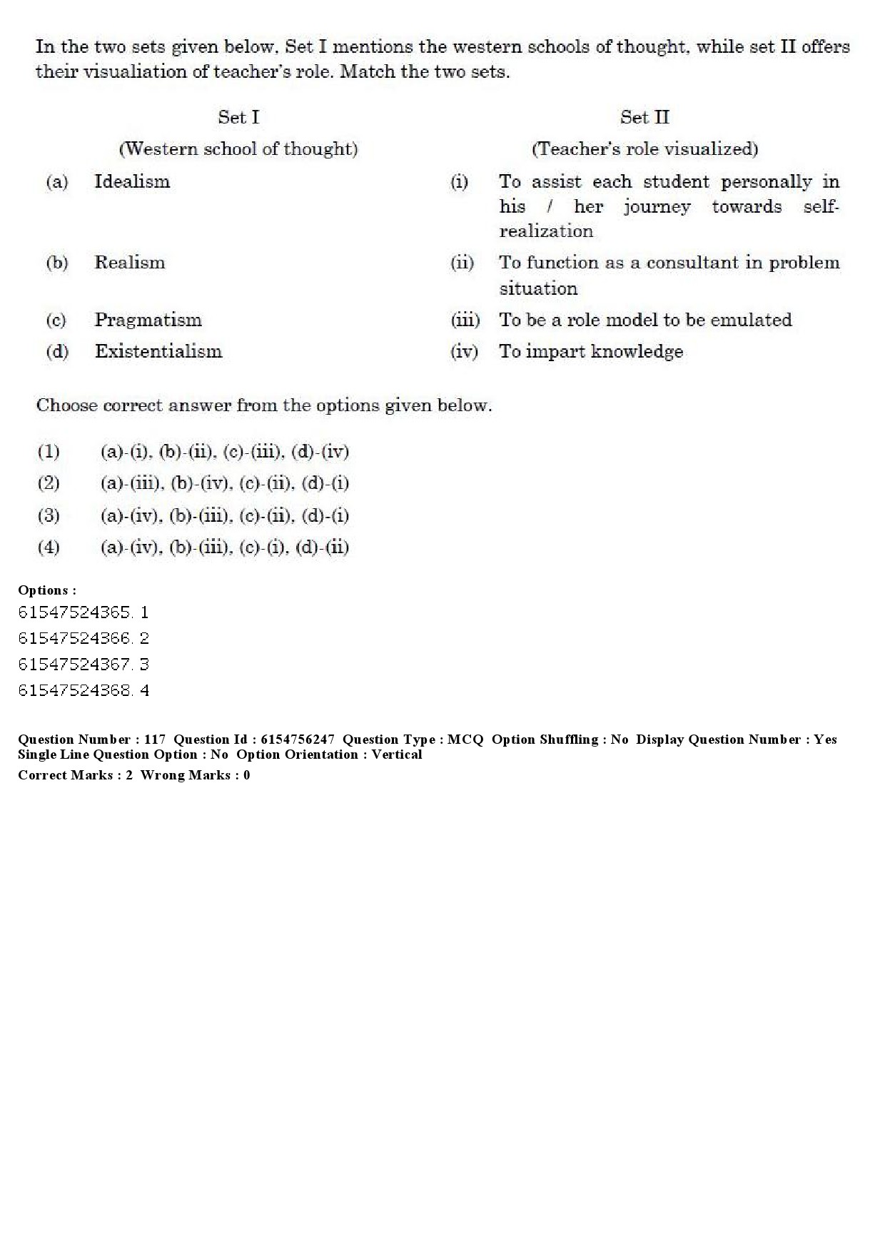 UGC NET Education Question Paper December 2019 124