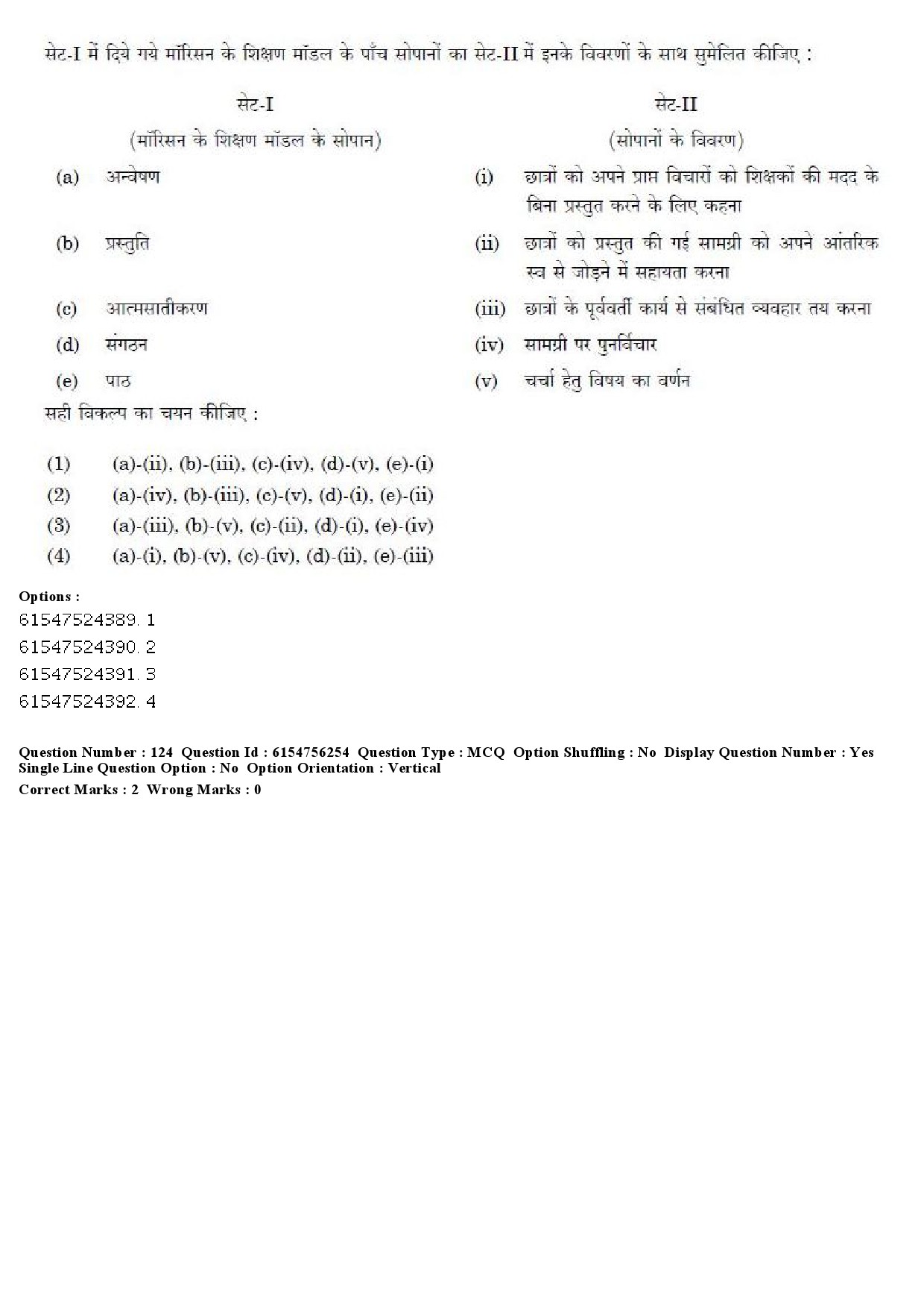 UGC NET Education Question Paper December 2019 137