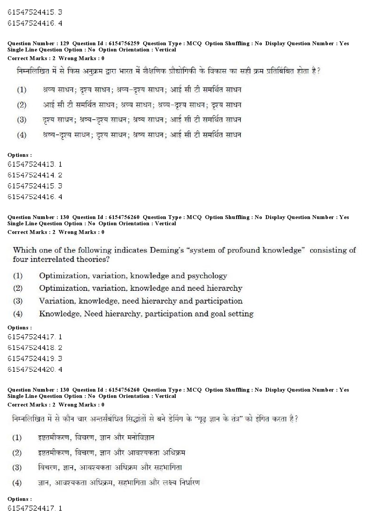 UGC NET Education Question Paper December 2019 144