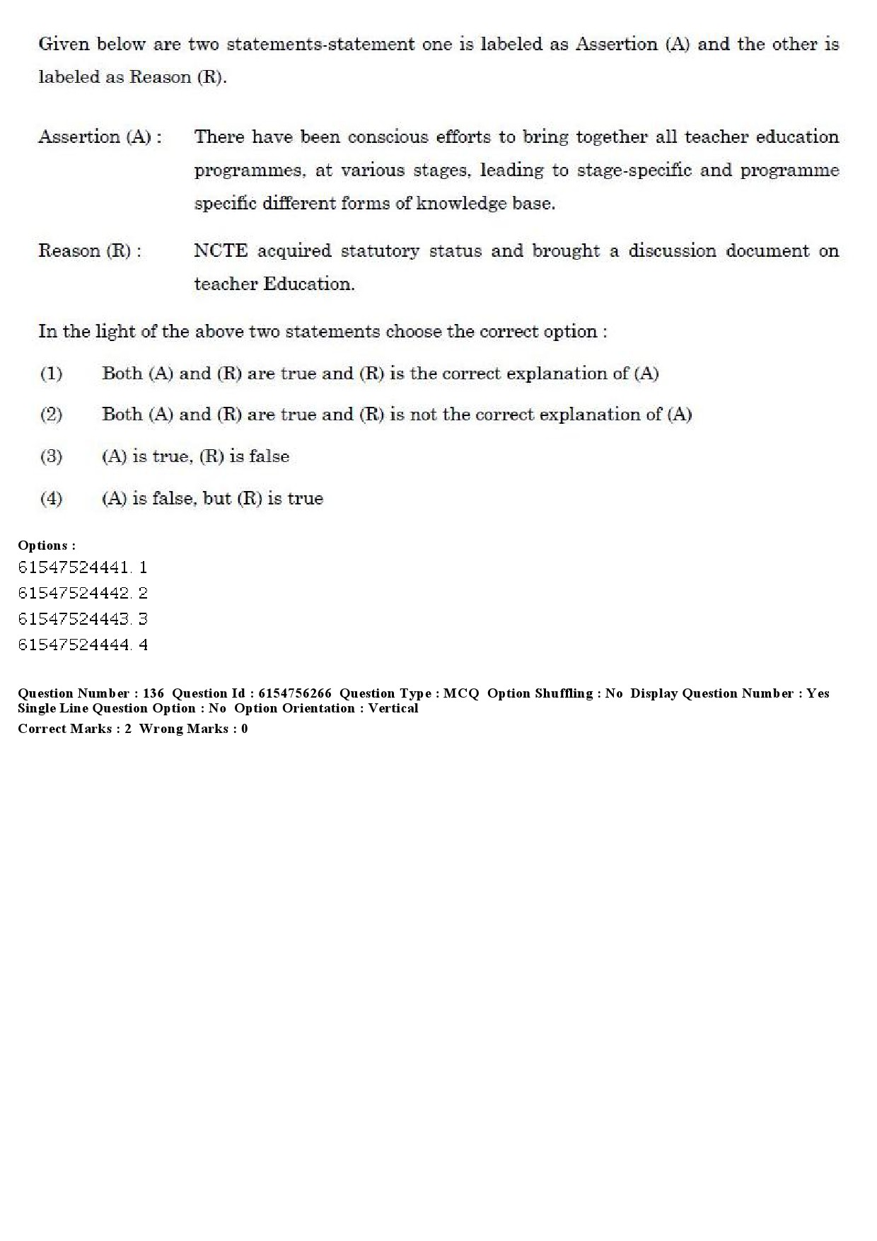 UGC NET Education Question Paper December 2019 149