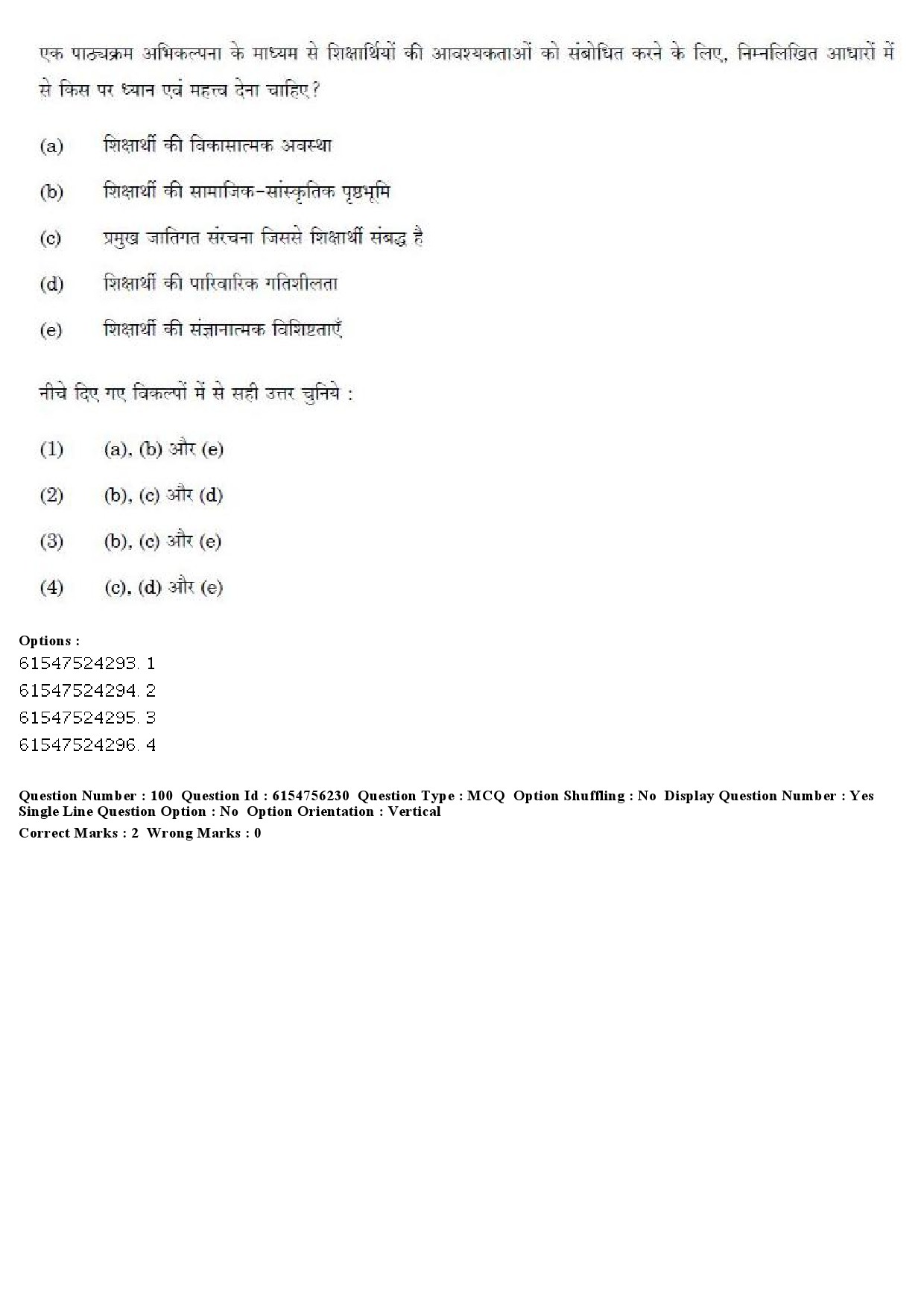 UGC NET Education Question Paper December 2019 90