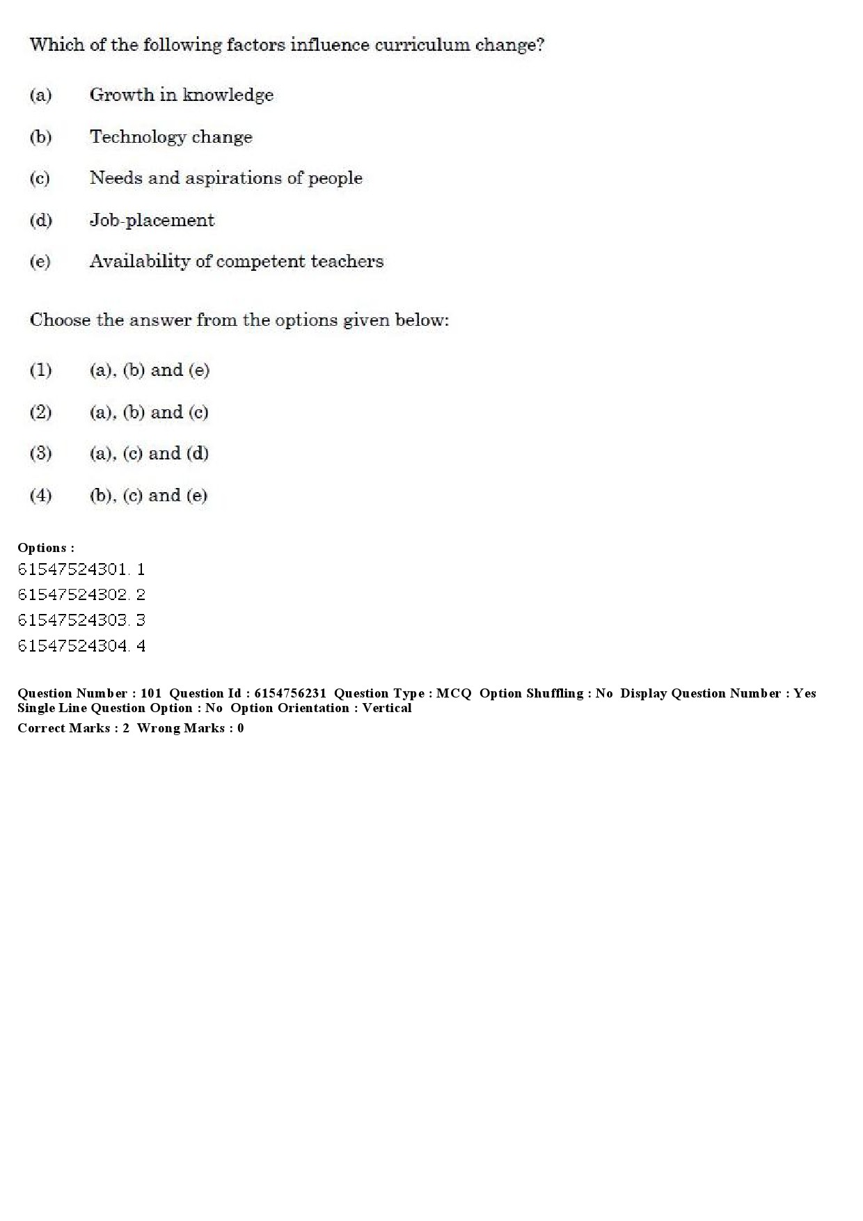 UGC NET Education Question Paper December 2019 93