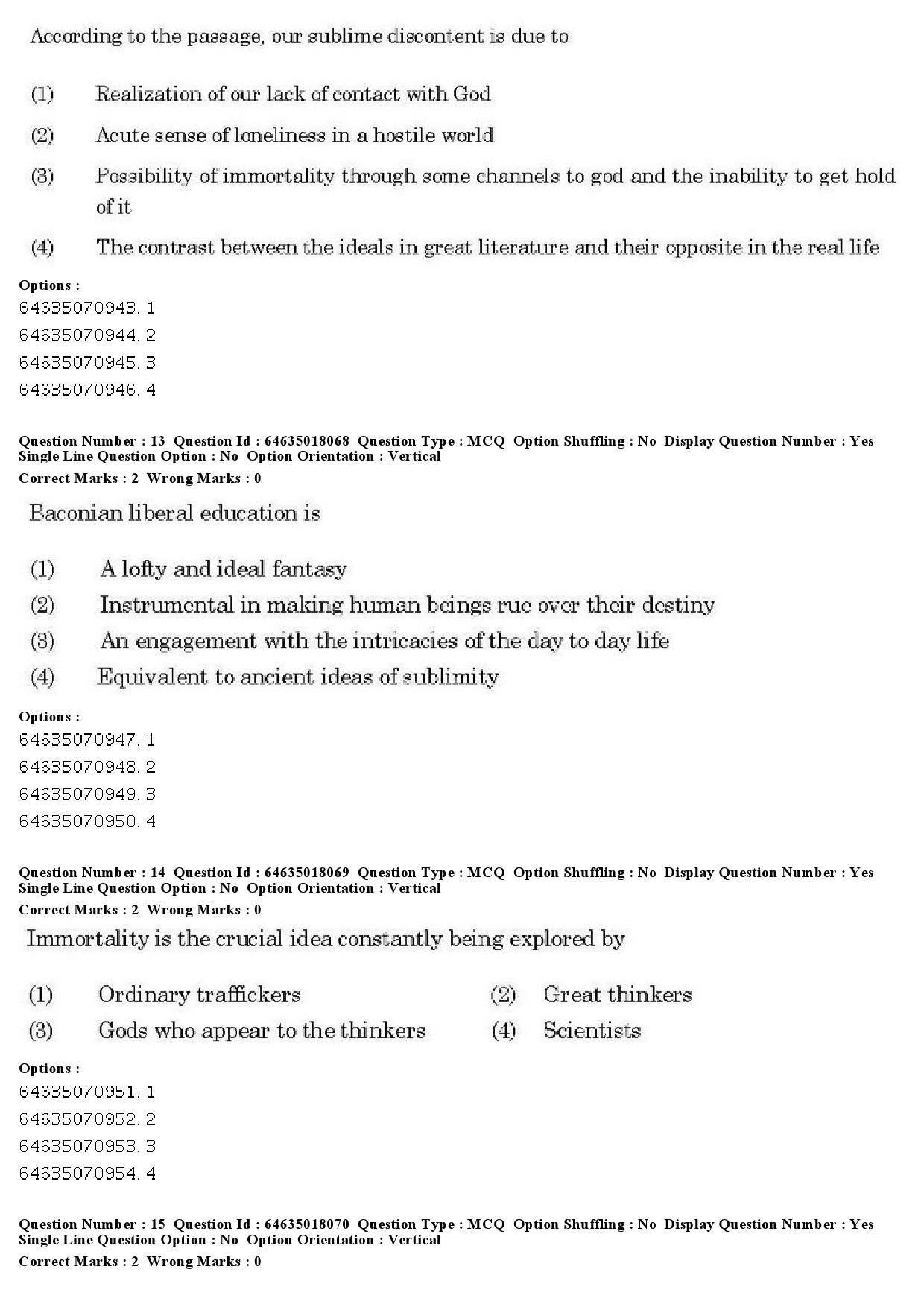 UGC NET Education Question Paper June 2019 12