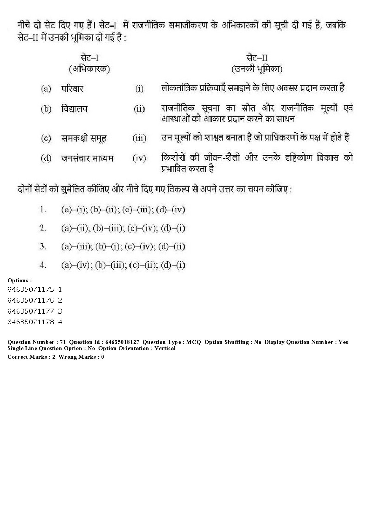 UGC NET Education Question Paper June 2019 64