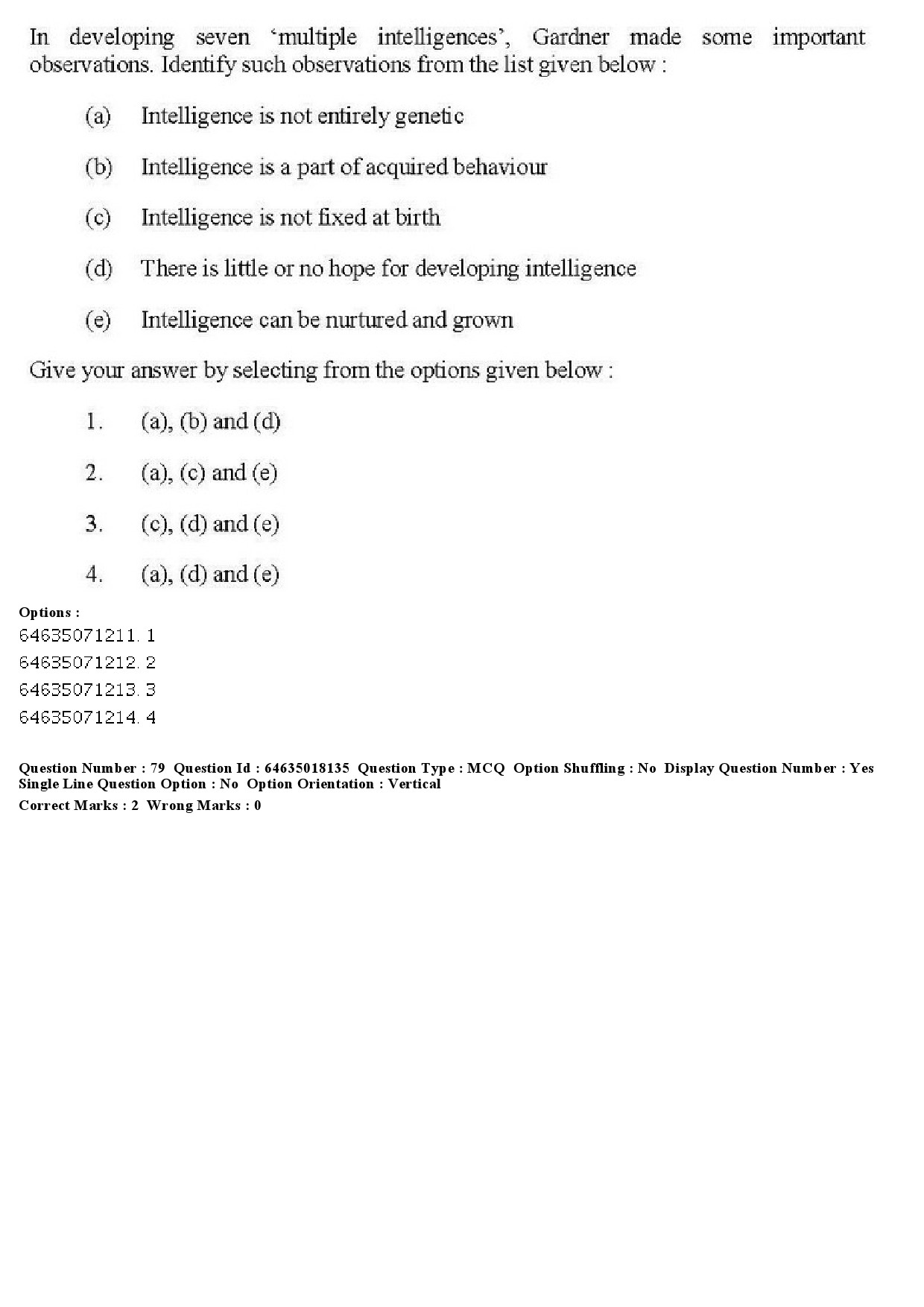 UGC NET Education Question Paper June 2019 76