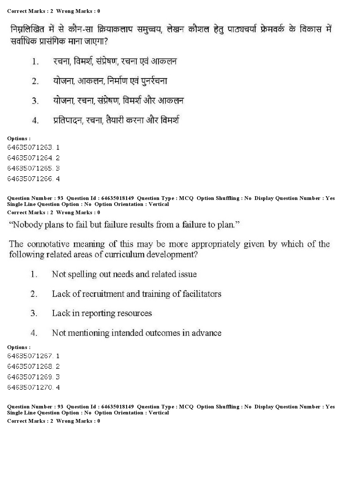 UGC NET Education Question Paper June 2019 92