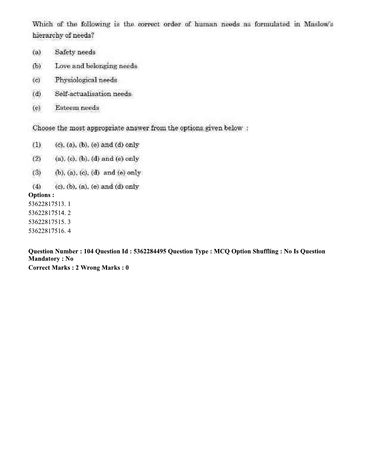 UGC NET Education Question Paper September 2020 102