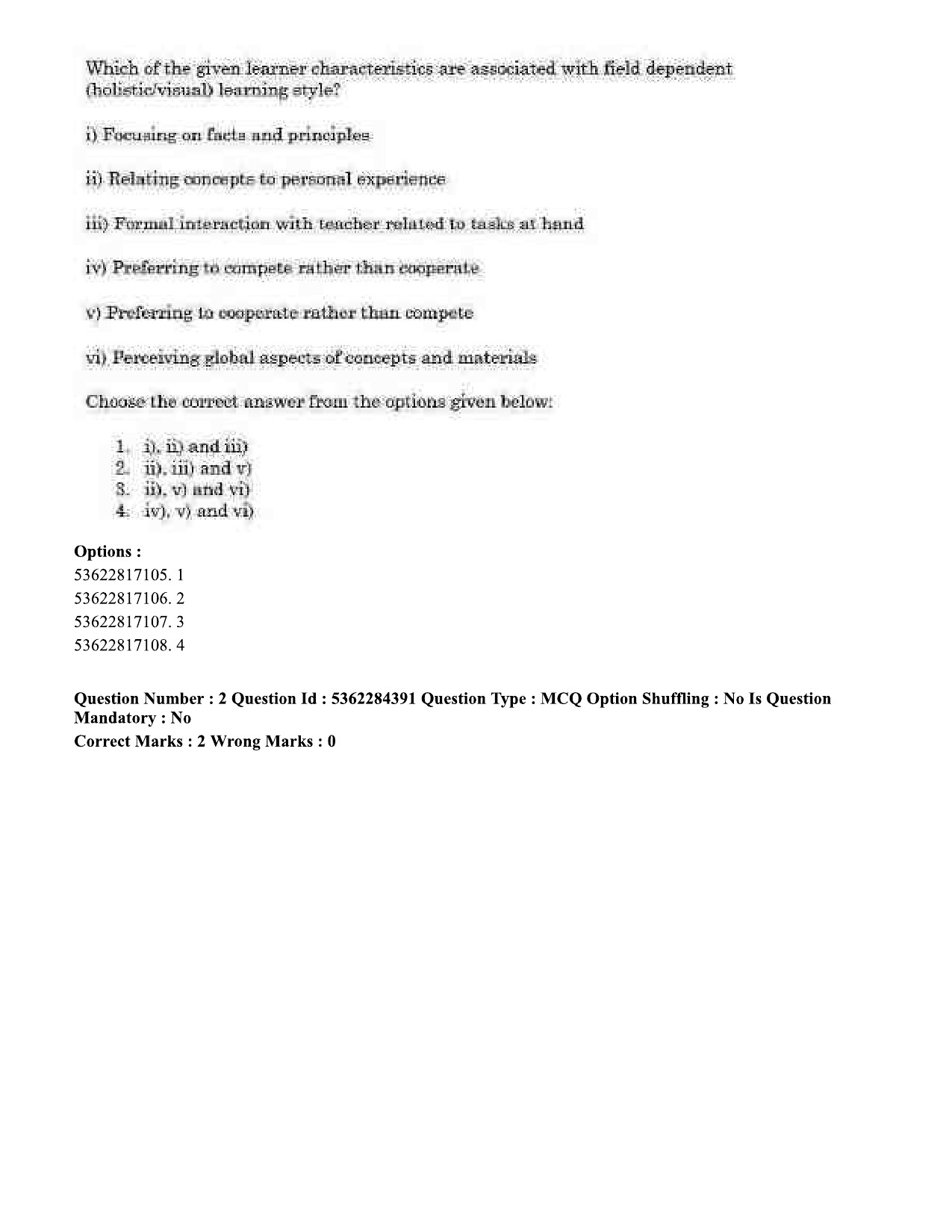 UGC NET Education Question Paper September 2020 3