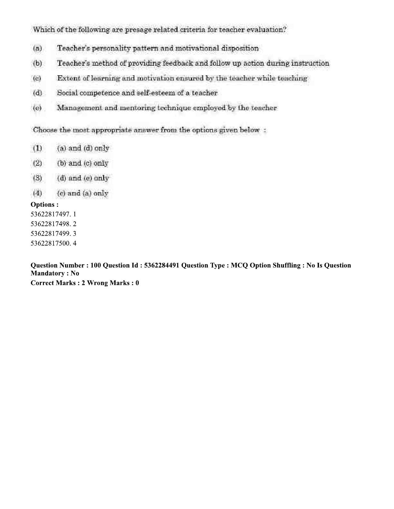 UGC NET Education Question Paper September 2020 94