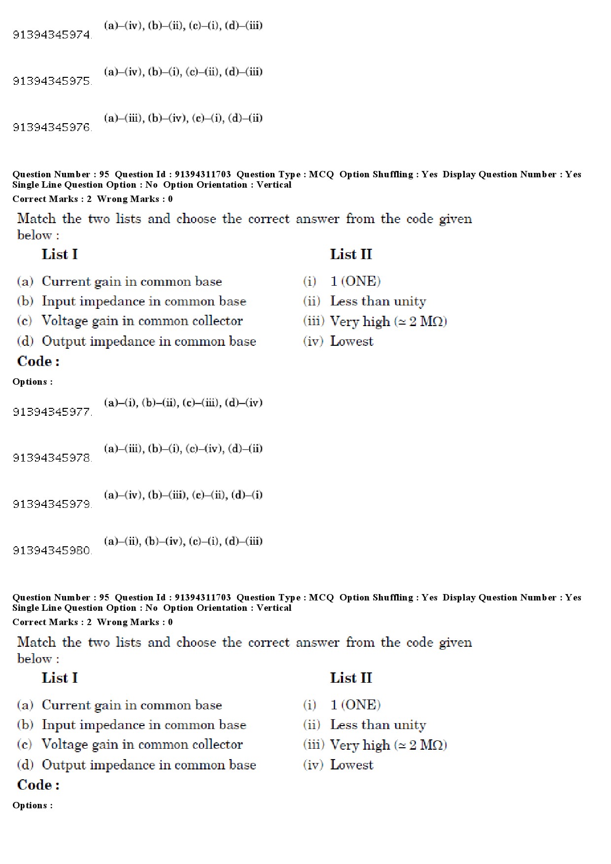 UGC NET Electronic Science Question Paper December 2018 104