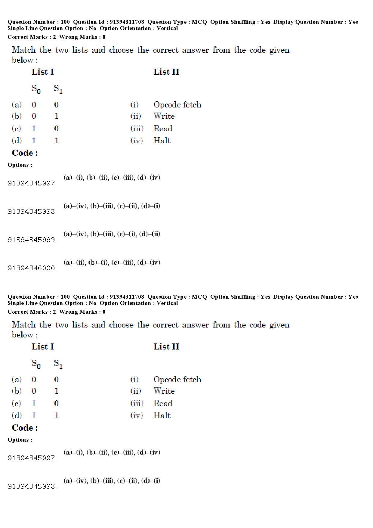 UGC NET Electronic Science Question Paper December 2018 112