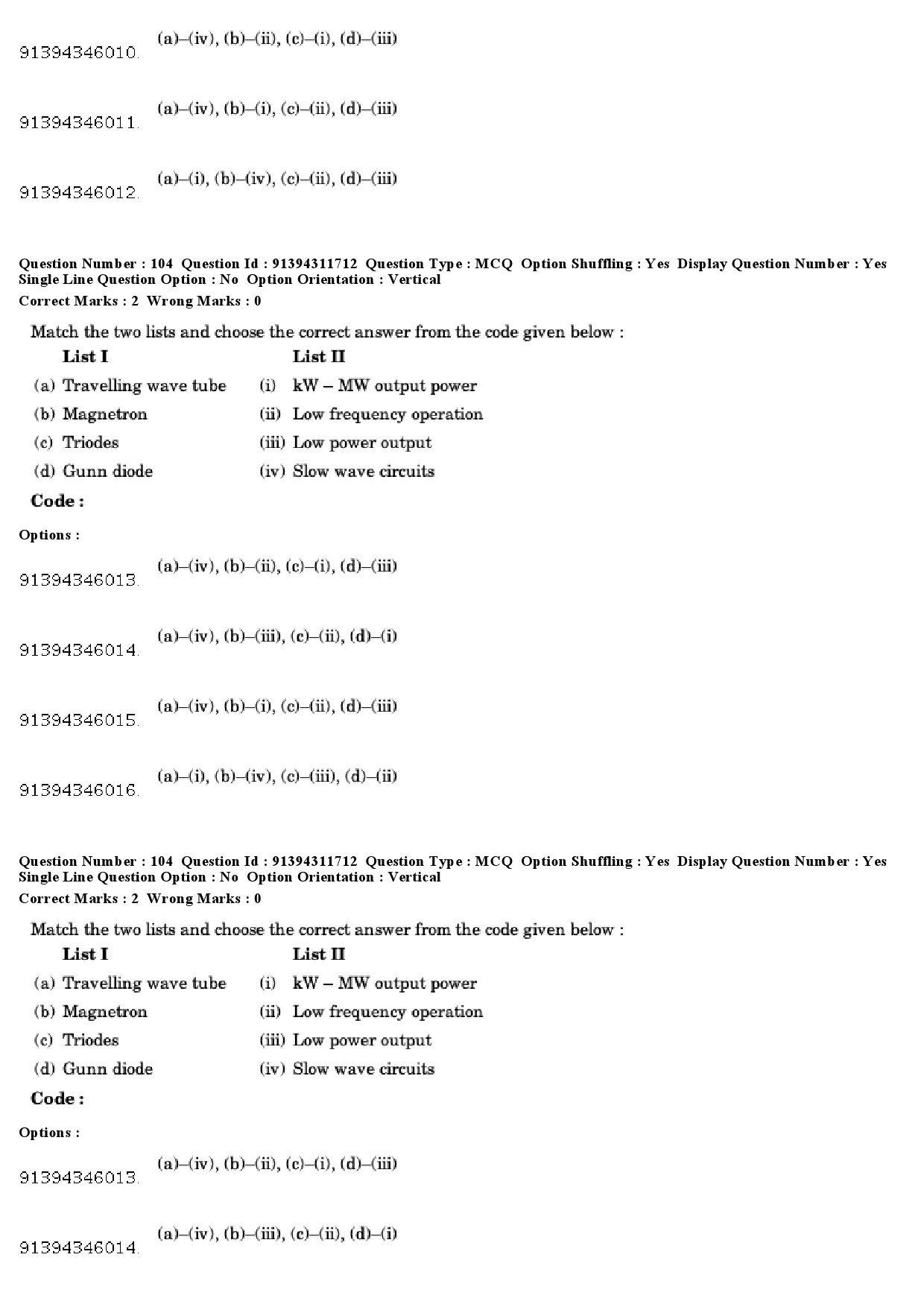 UGC NET Electronic Science Question Paper December 2018 116