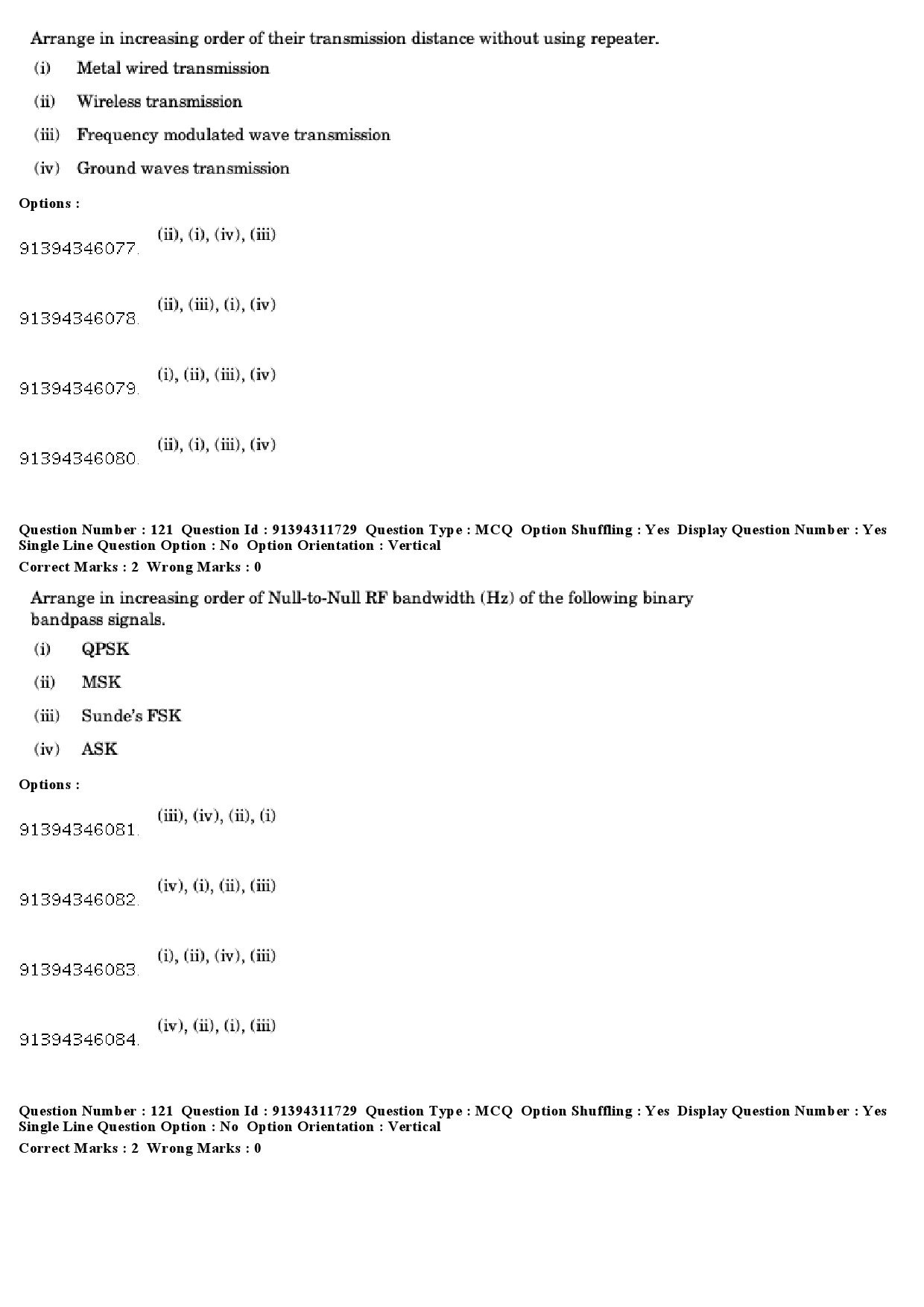 UGC NET Electronic Science Question Paper December 2018 136