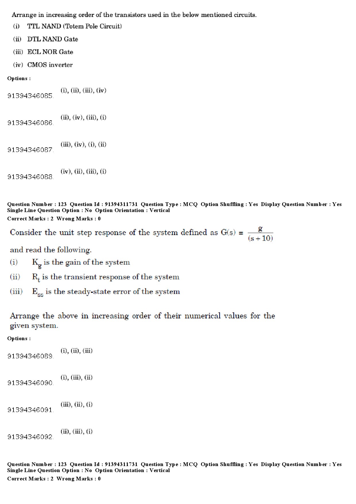 UGC NET Electronic Science Question Paper December 2018 138