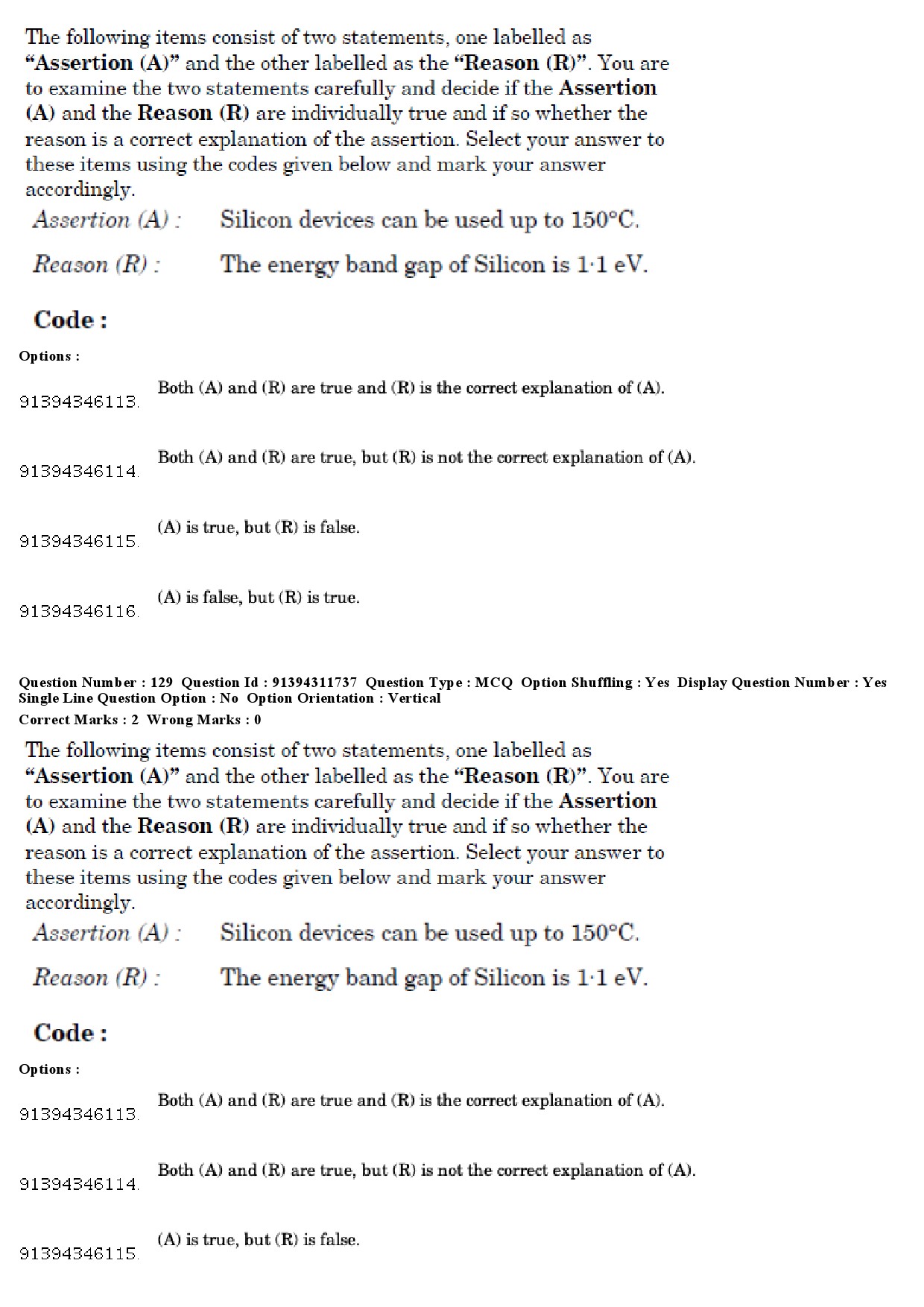 UGC NET Electronic Science Question Paper December 2018 145