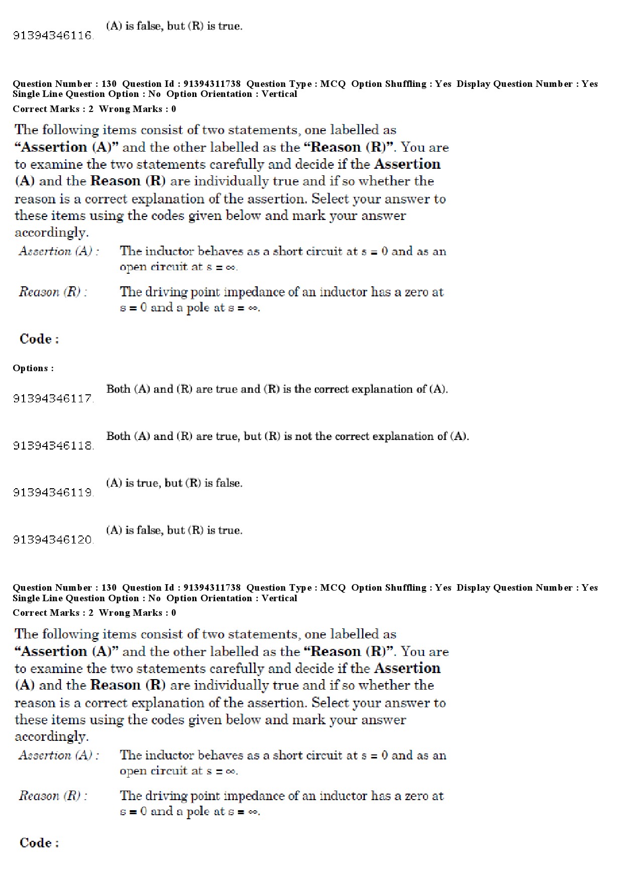 UGC NET Electronic Science Question Paper December 2018 146