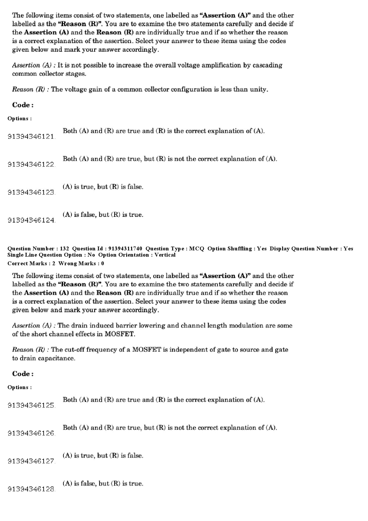 UGC NET Electronic Science Question Paper December 2018 148