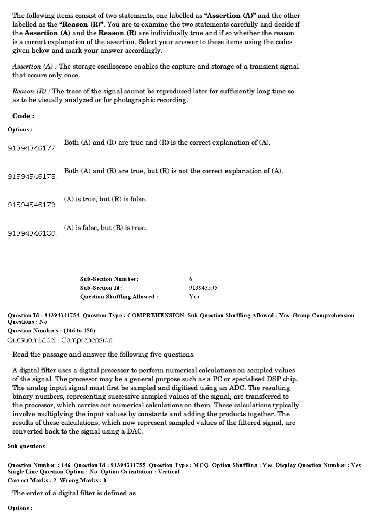 UGC NET Electronic Science Question Paper December 2018 164