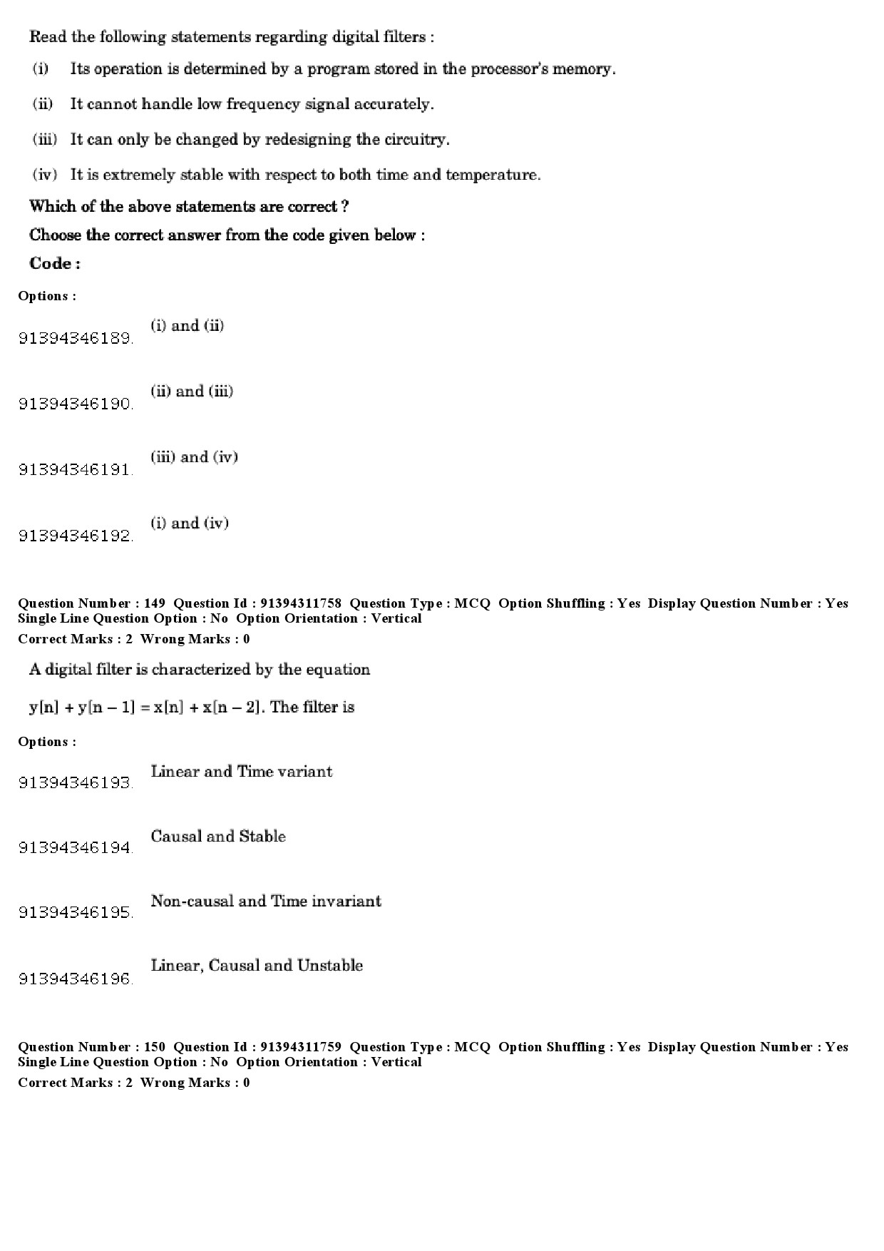 UGC NET Electronic Science Question Paper December 2018 168