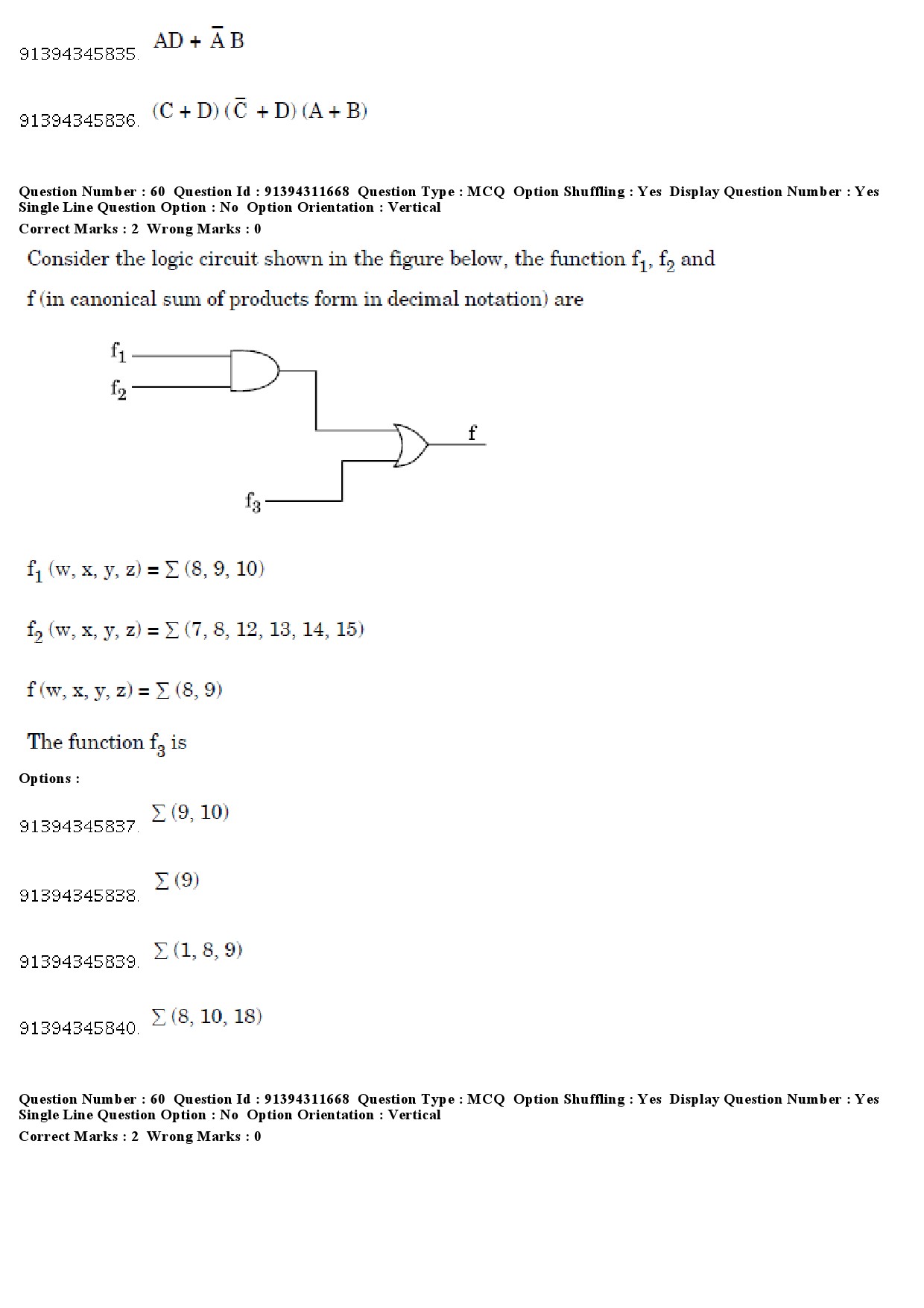 UGC NET Electronic Science Question Paper December 2018 56