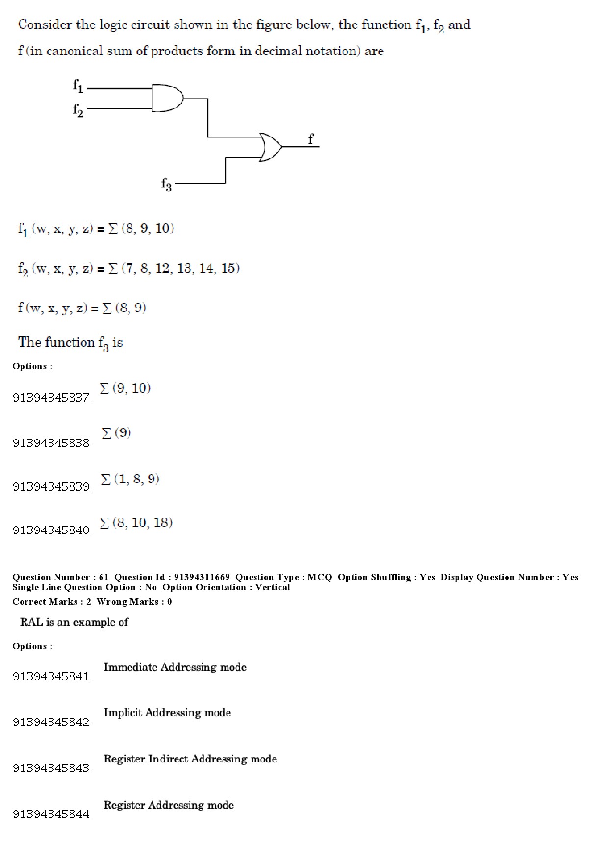 UGC NET Electronic Science Question Paper December 2018 57