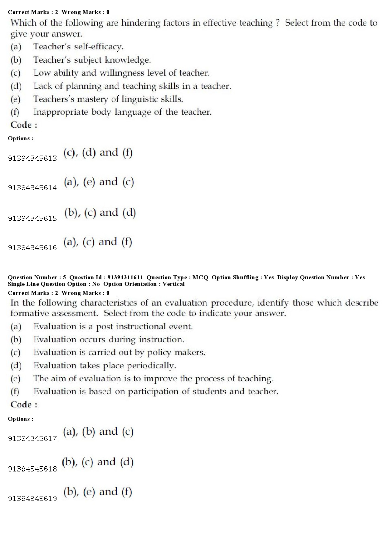 UGC NET Electronic Science Question Paper December 2018 6