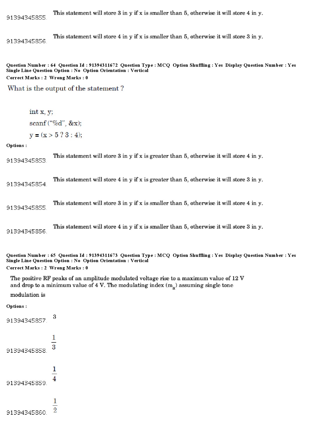 UGC NET Electronic Science Question Paper December 2018 61