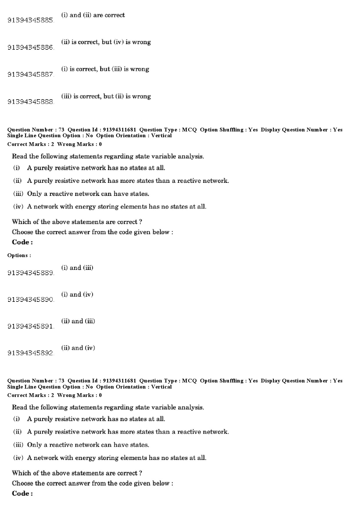 UGC NET Electronic Science Question Paper December 2018 70