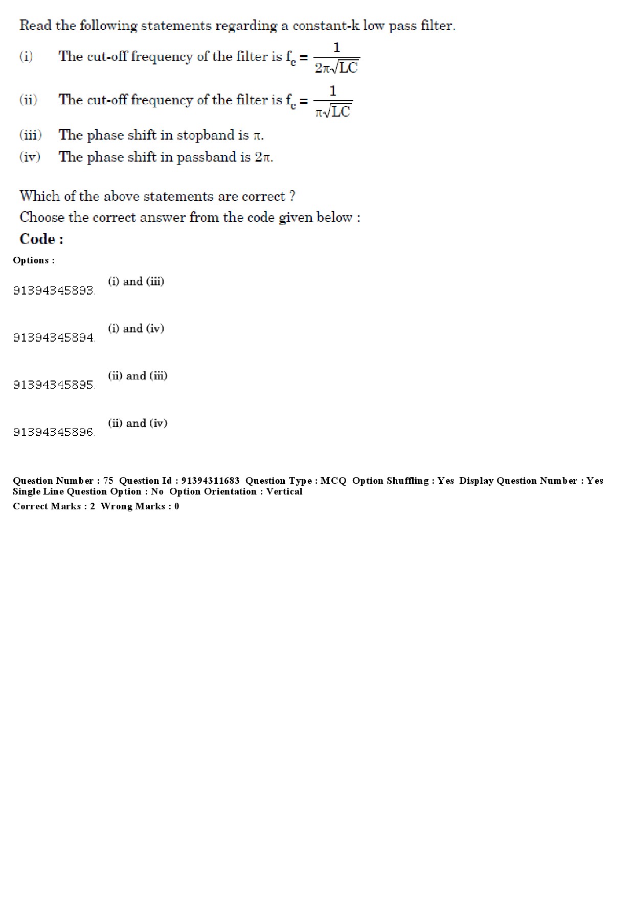 UGC NET Electronic Science Question Paper December 2018 72