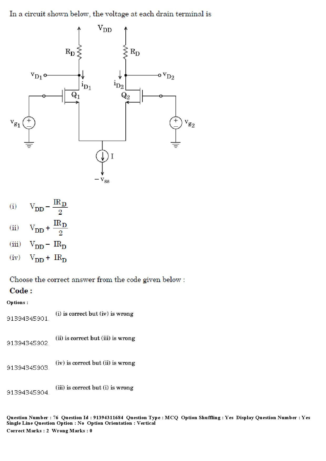 UGC NET Electronic Science Question Paper December 2018 75