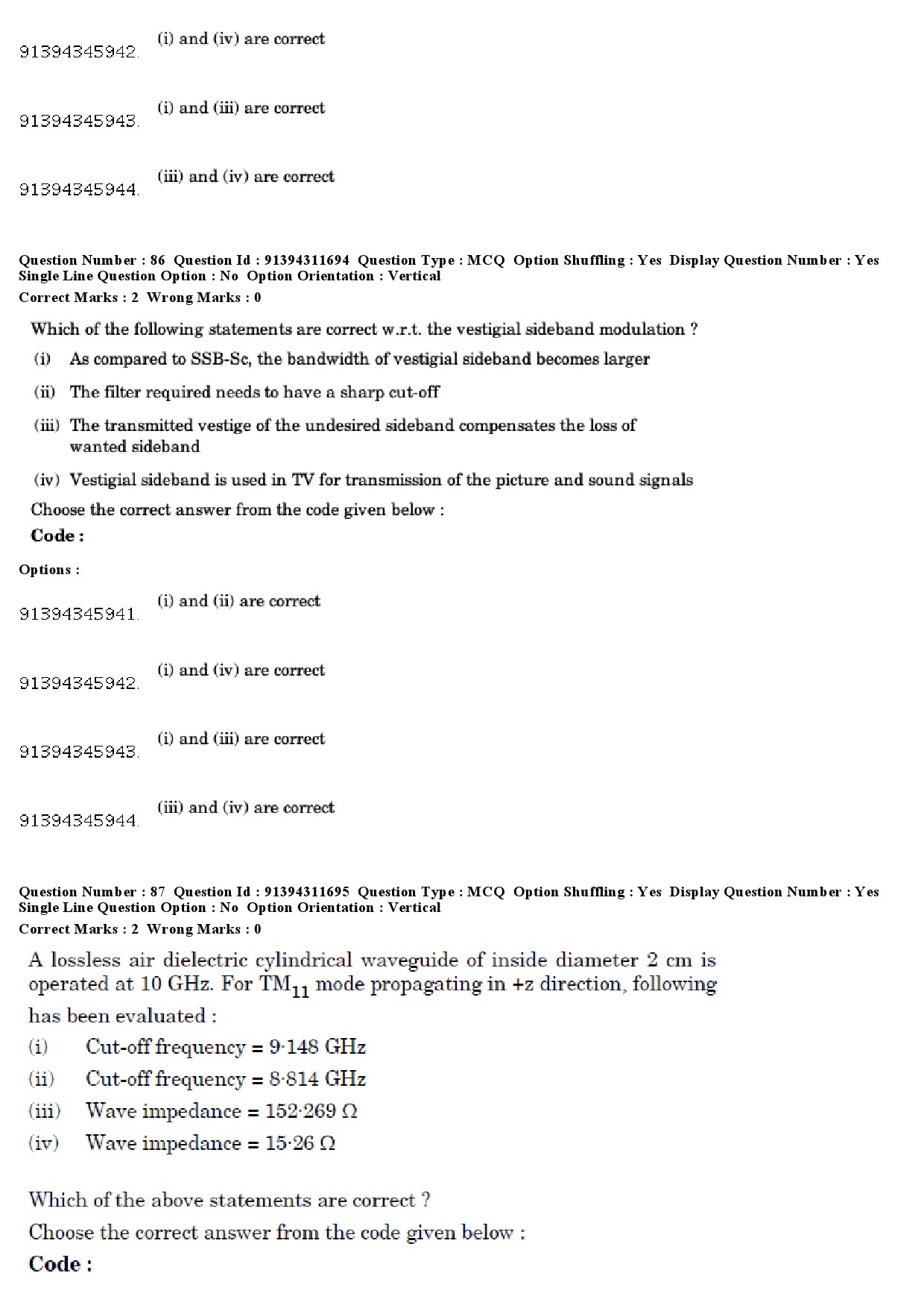 UGC NET Electronic Science Question Paper December 2018 92