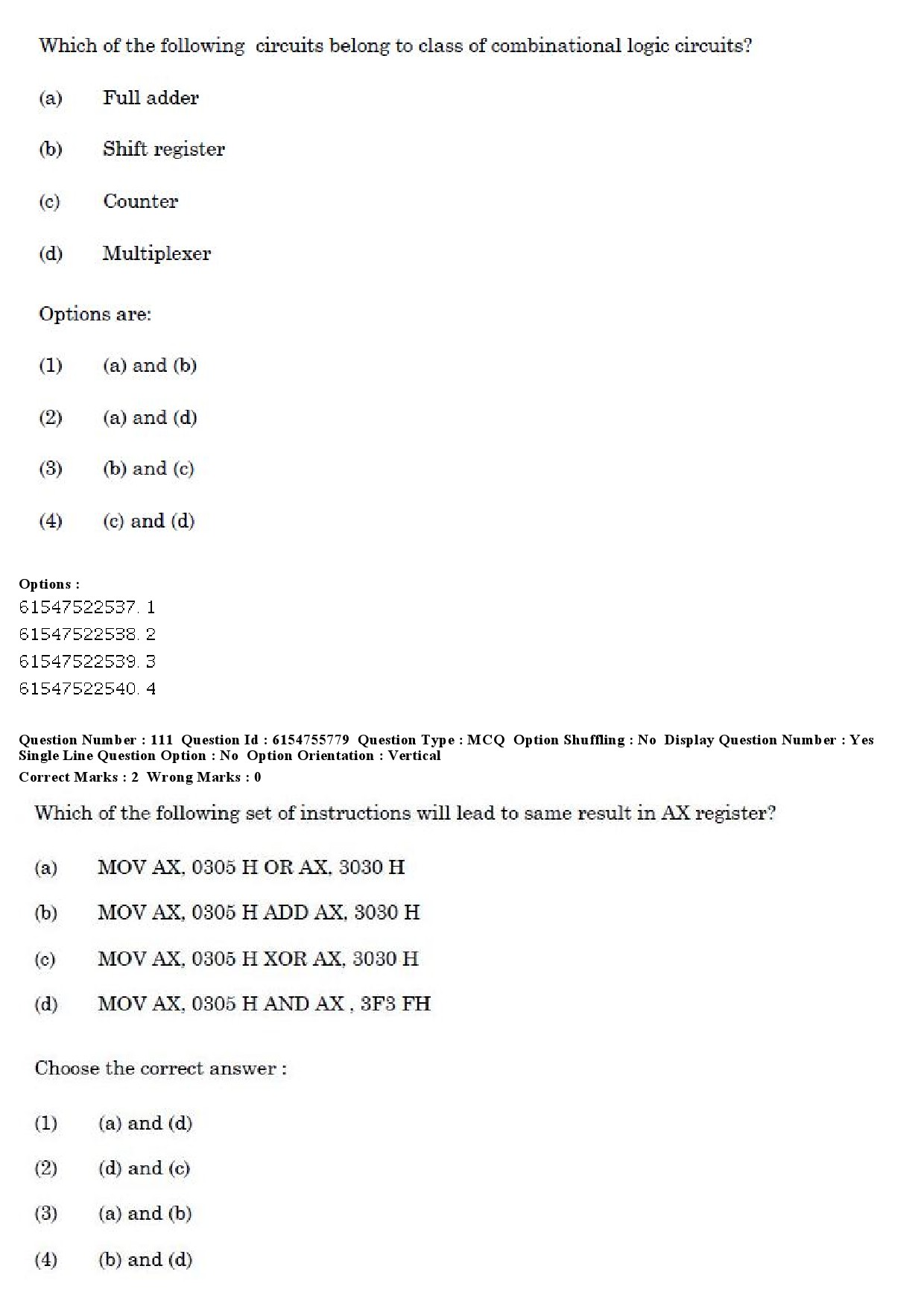 UGC NET Electronic Science Question Paper December 2019 106