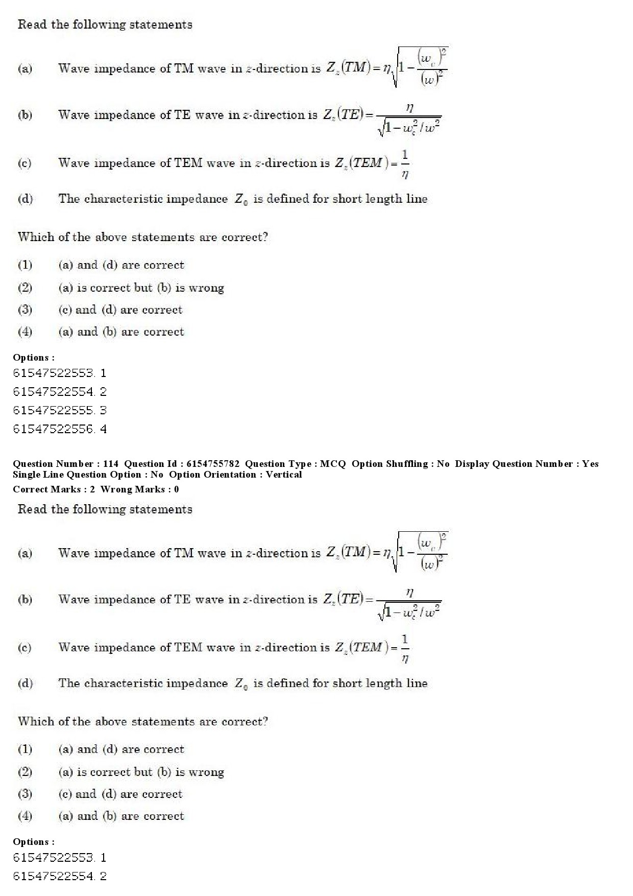 UGC NET Electronic Science Question Paper December 2019 112