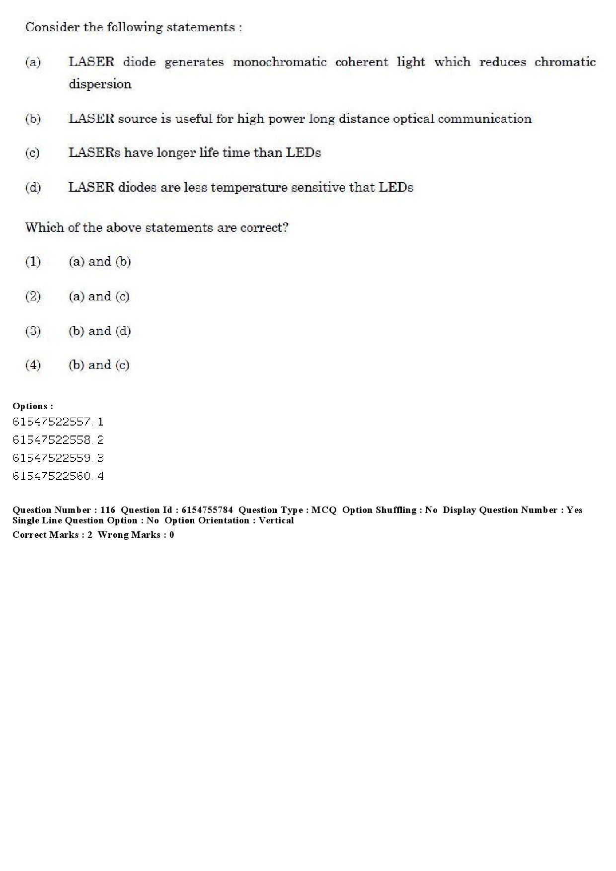 UGC NET Electronic Science Question Paper December 2019 114