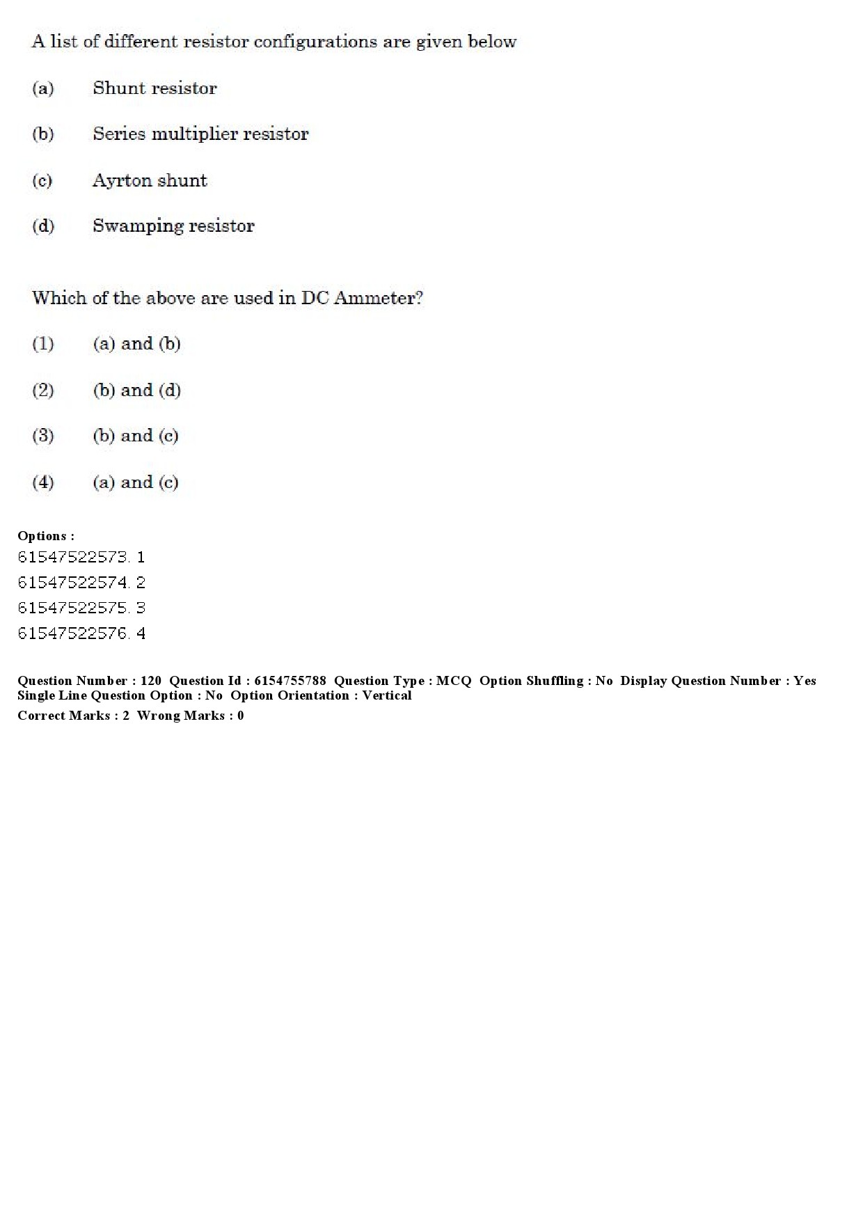 UGC NET Electronic Science Question Paper December 2019 120