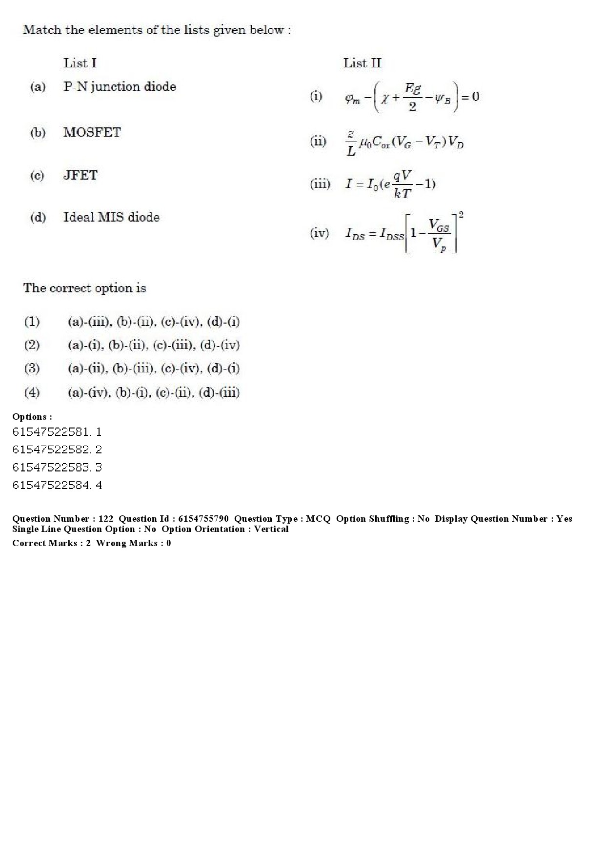 UGC NET Electronic Science Question Paper December 2019 123